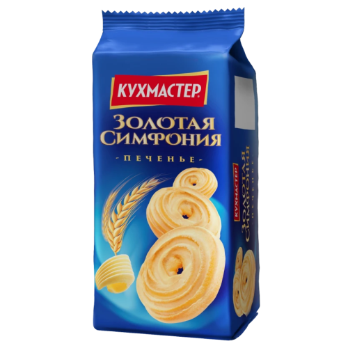 Печенье  Кухмастер "Золотая симфония"  сдобное 150г (18).