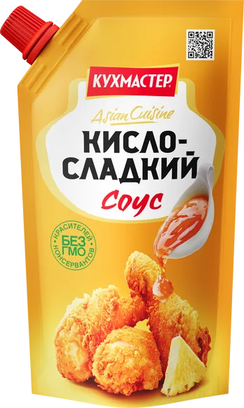 Соус Кухмастер Кисло-сладкий дой-пак 200 г