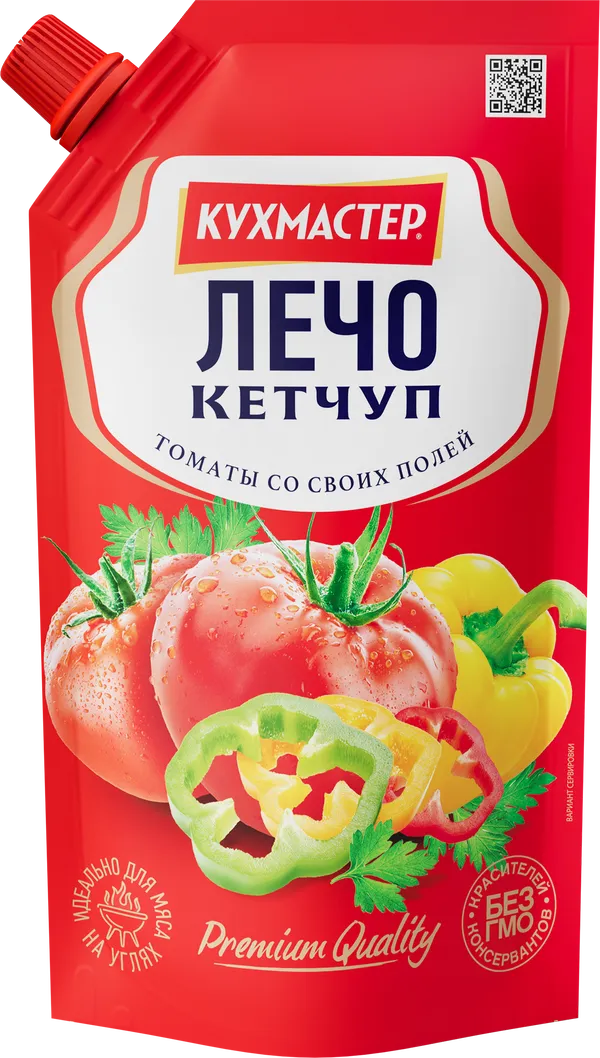 Кетчуп Кухмастер Лечо дой-пак 500 г