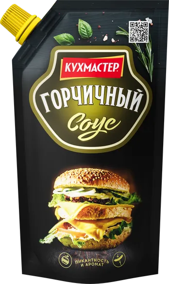 Соус Кухмастер Горчичный дой-пак 200 г