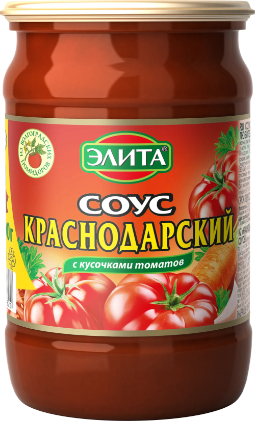 Соус  690г. ЭЛИТА "Краснодарский"