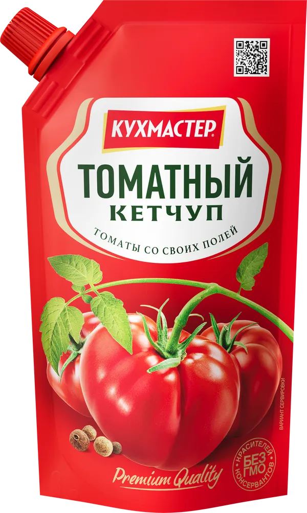 Кетчуп Кухмастер Томатный дой-пак 260 г
