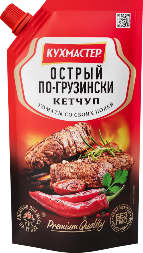 Кетчуп Кухмастер Острый по-грузински дой-пак 500 г