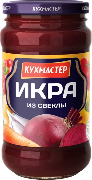 Закуска Кухмастер Икра из свеклы 385 г