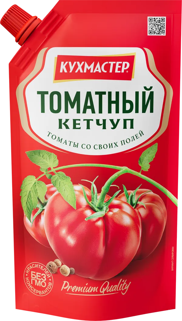 Кетчуп Кухмастер Томатный дой-пак 500 г